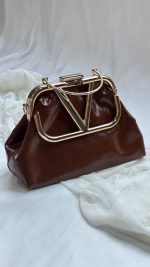 کیف دستی دوشی مجلسی زنانه ولنتینو گلد | 944 - Image 2