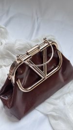 کیف دستی دوشی مجلسی زنانه ولنتینو گلد | 944 - Image 3