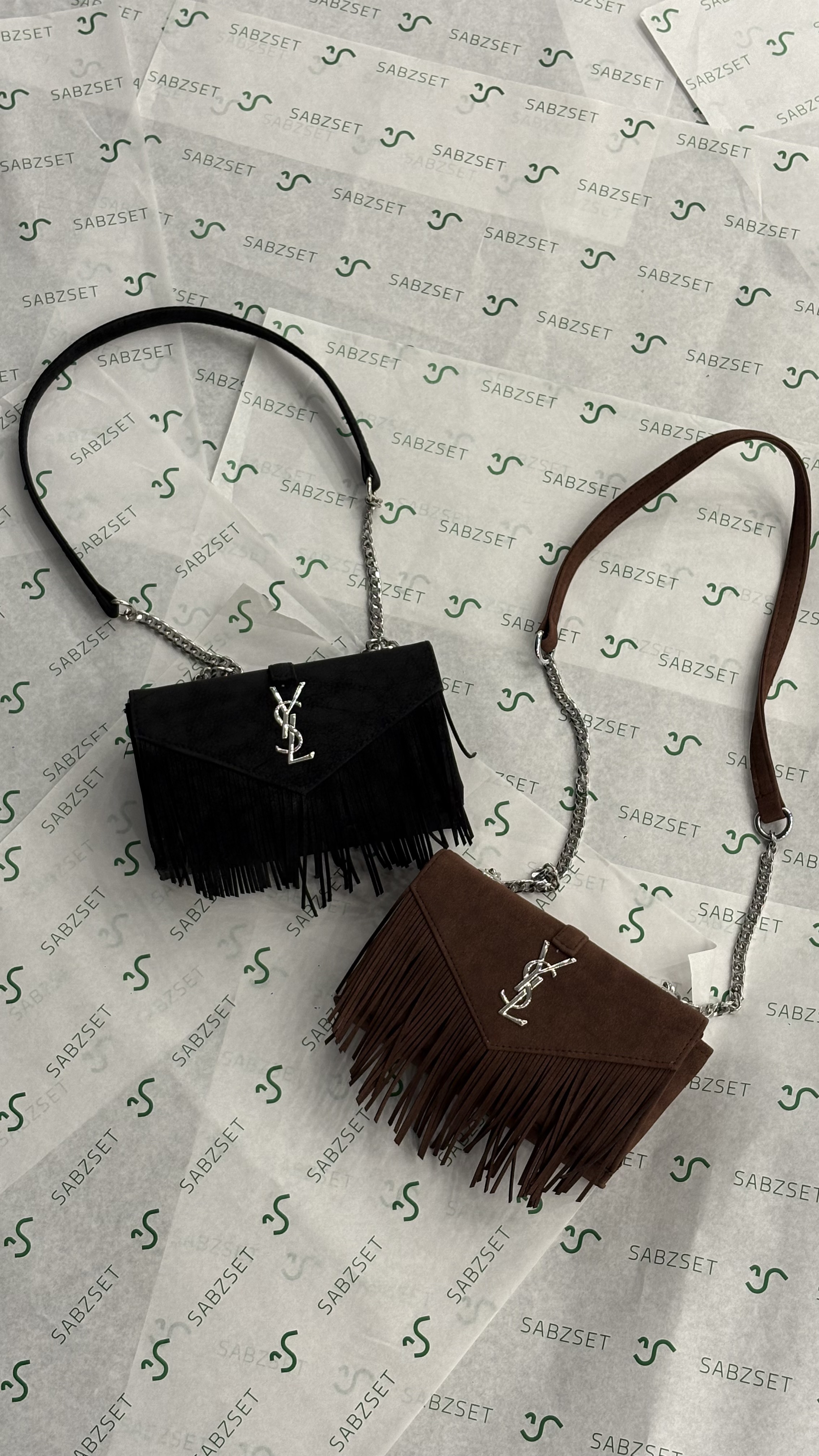 IMG_3283 کیف دستی دوشی فانتزی جیر ایو سن لورن | 105 - Image 1