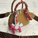 کیف دستی دوشی فانتزی دخترانه هرمس نیم گرد مینی | 106