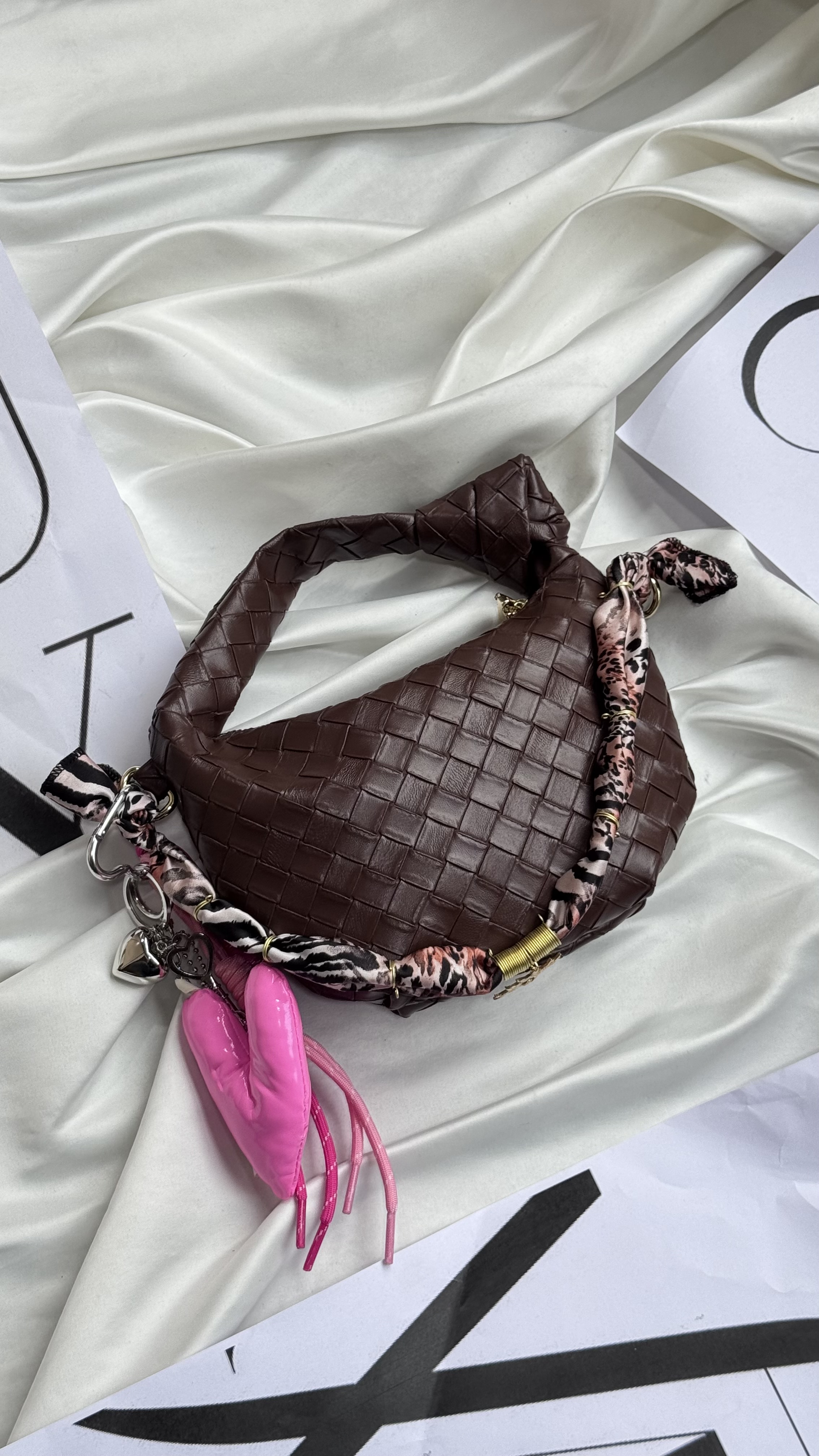 IMG_5435 کیف دستی دوشی فانتزی دخترانه بوتگا گره ای | 965 - Image 1