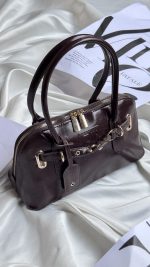 کیف دستی دوشی فانتزی دخترانه نیم گرد لوگنر میو میو | 965