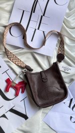 کیف دستی دوشی فانتزی دخترانه هرمس اسکوار چارم دار | 972 - Image 4