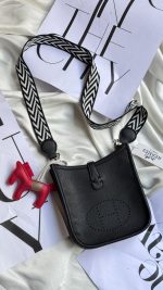 کیف دستی دوشی فانتزی دخترانه هرمس اسکوار چارم دار | 972 - Image 3